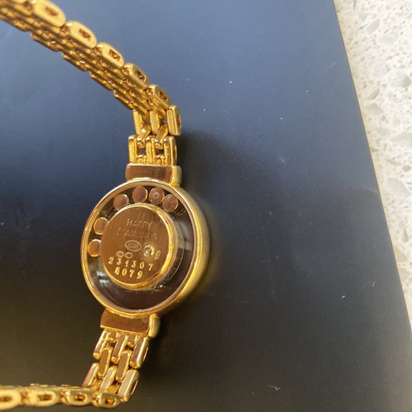 Chopard happy diamonds 18K gold watch - Picture 5 of 12